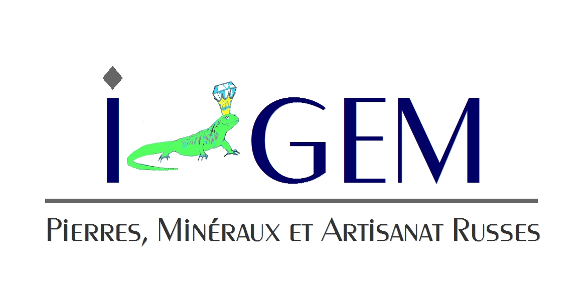 Russian Gems, Minerals, Grafts - Vitrine des gemmes et minéraux russes